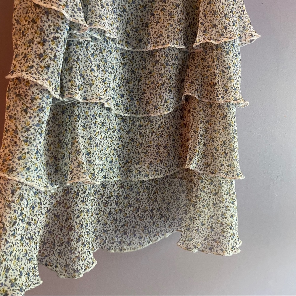 Ya LA Ruffled Front Floral Tank Top - Picture 3 of 6